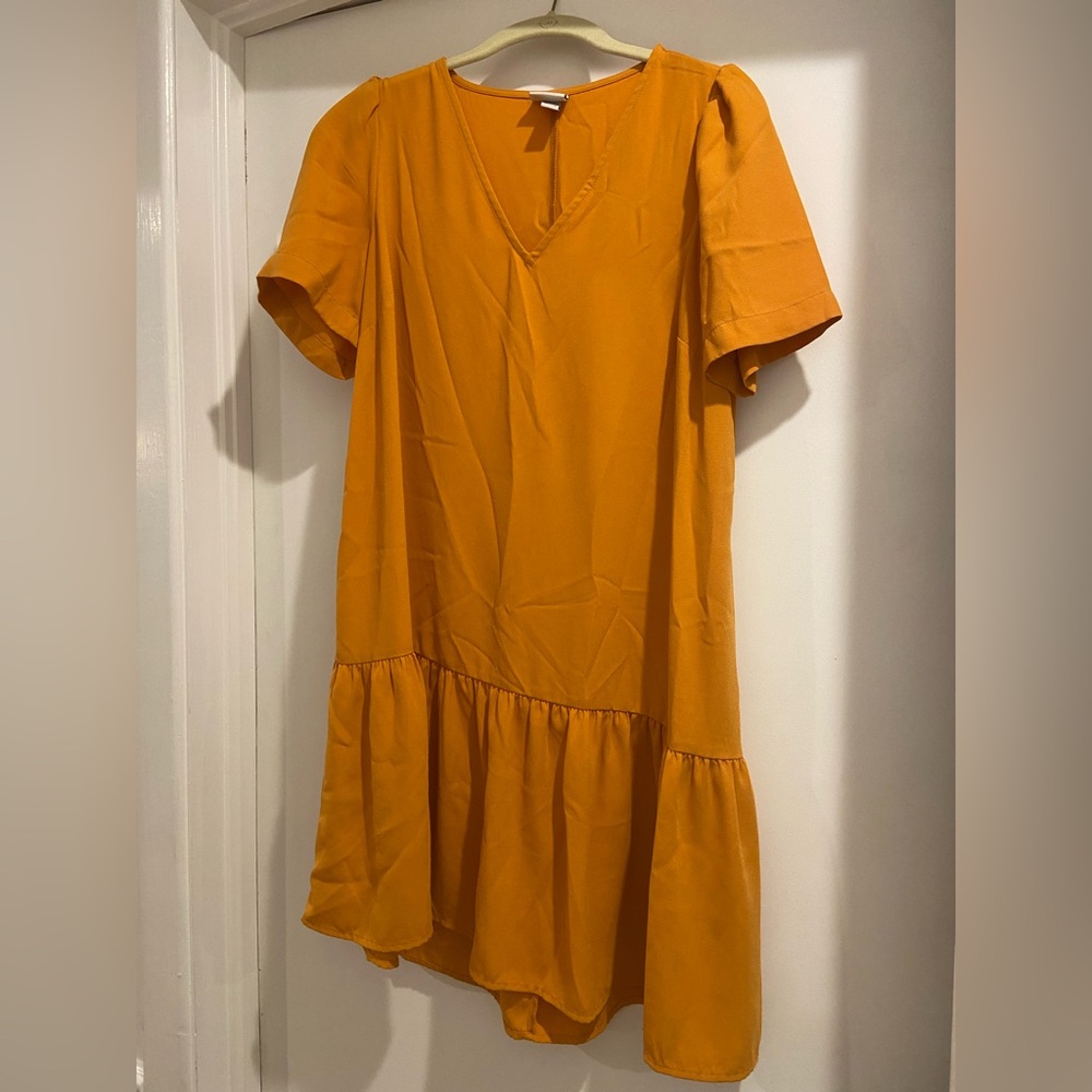 A New Day Gold/Orange Dress. Size XS